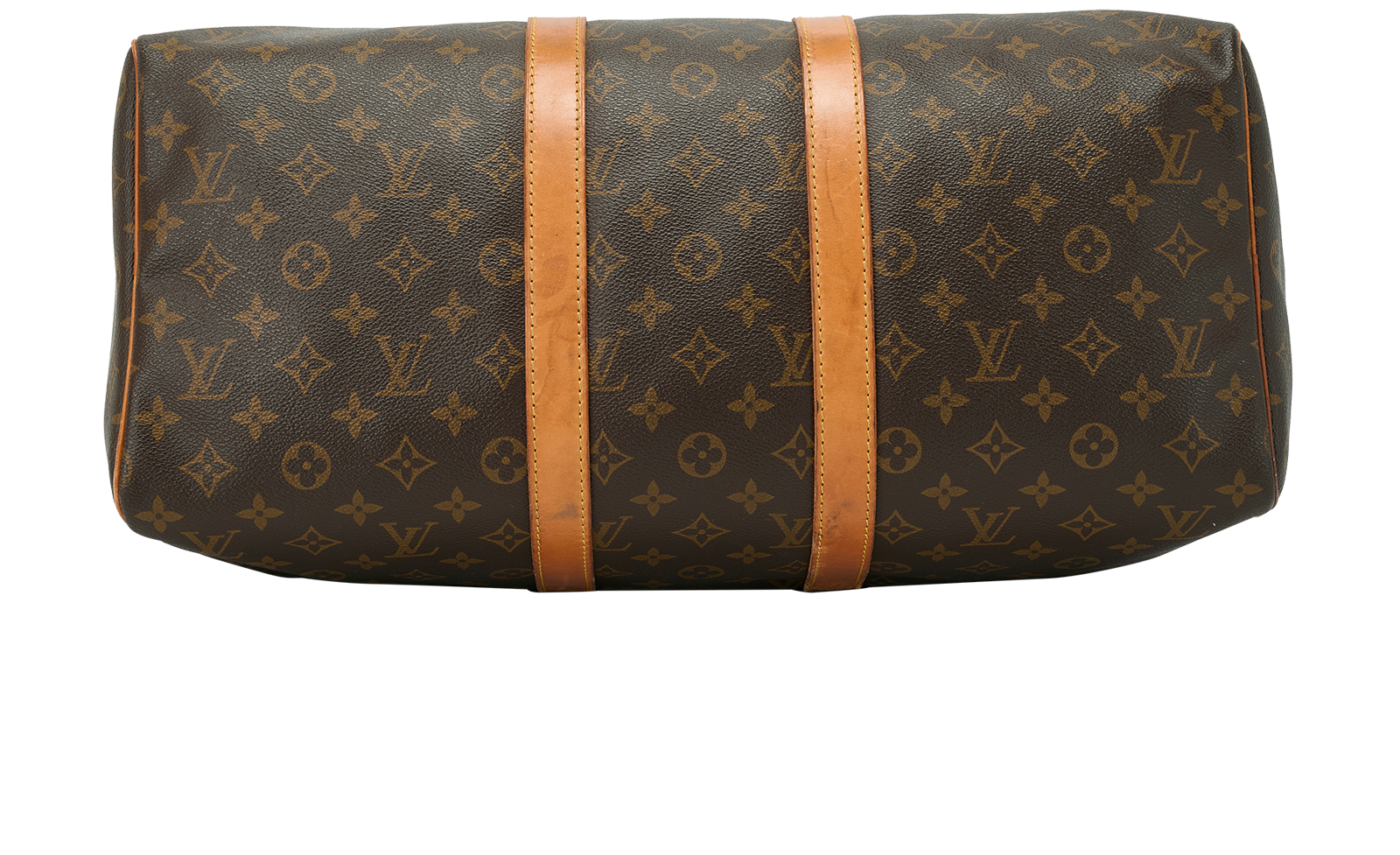 Vintage Keepall 45, &pound;695, Handbags, Brown, Canvas, Top view